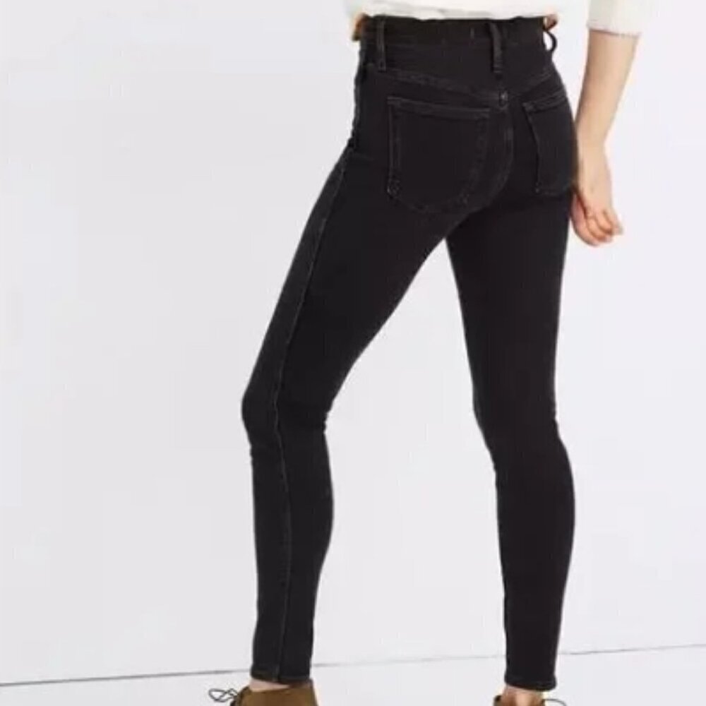 Madewell High Riser Skinny Black Jeans